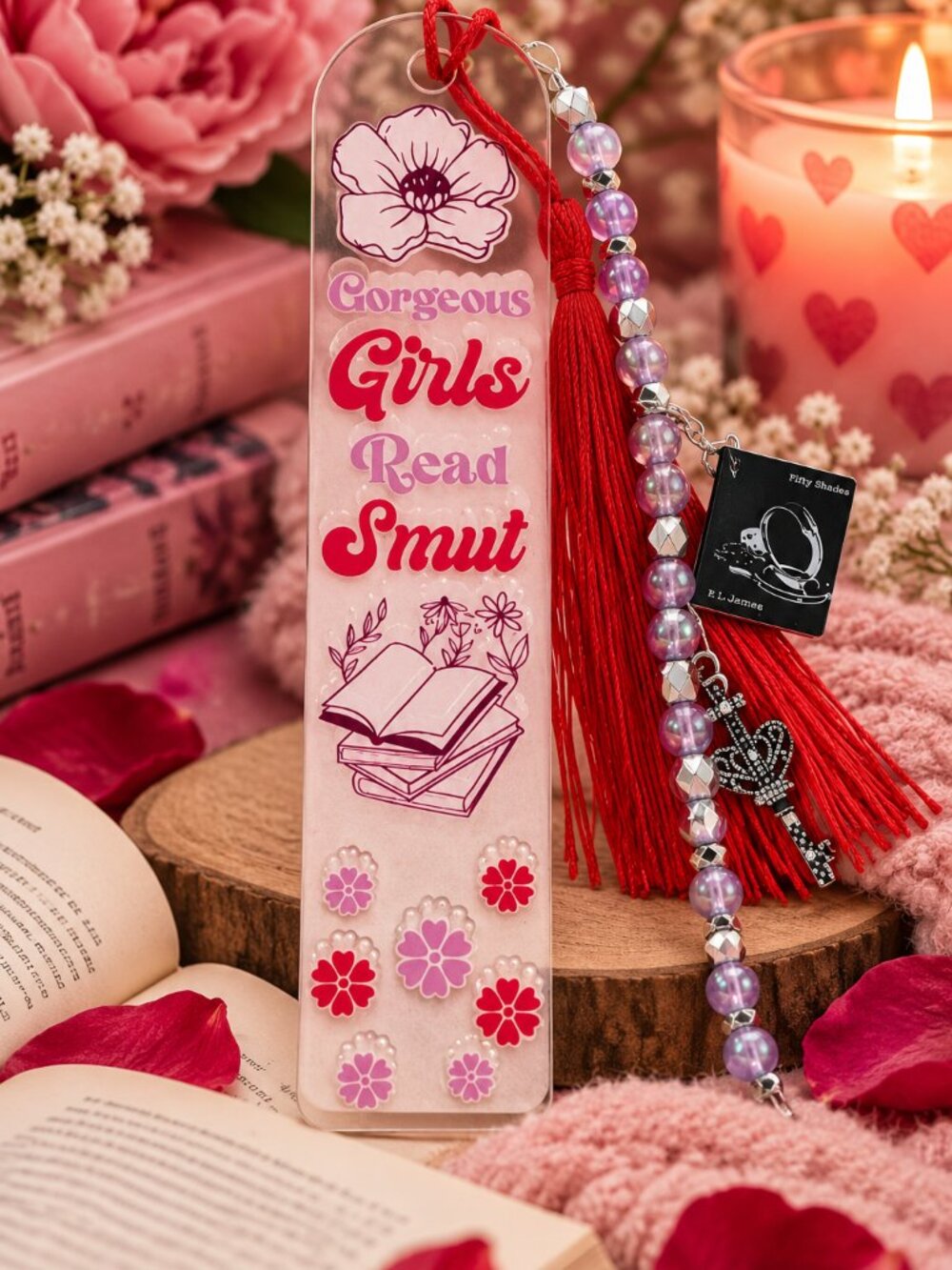 Gorgeous Girls Read Smut Handcrafted Bookmark